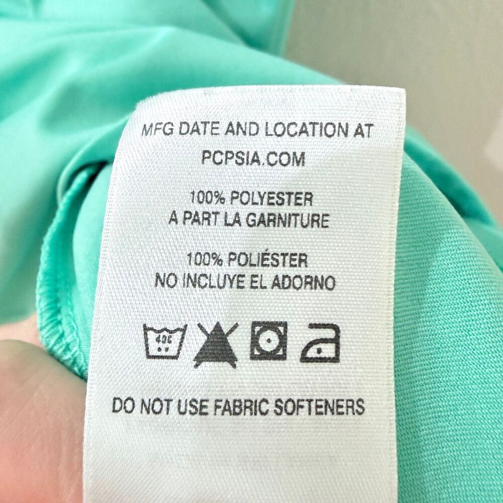 PATAGONIA Capilene Baselayer Daily Graphic T-shirt Womens XL Aqua Blue - Picture 8 of 9